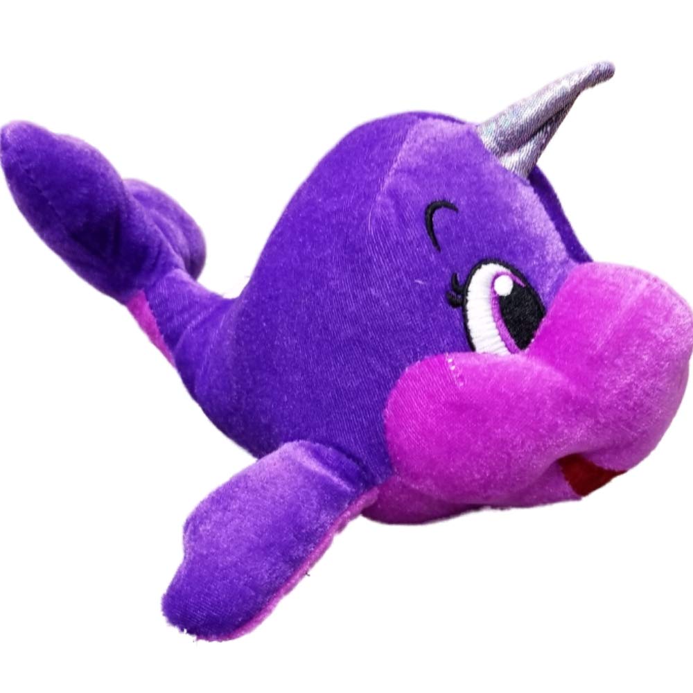 animal pals 12 英寸紫色毛绒鲸鱼